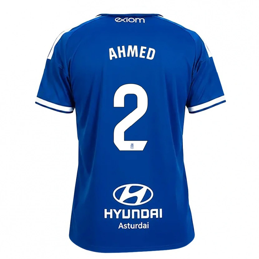 Danxen Mulher Camisola Aisar Ahmed #2 Azul Médio Branco Principal 2026/27 Camisa Brasil