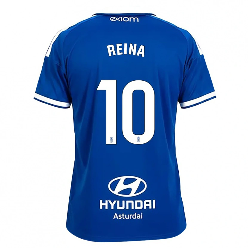Danxen Mulher Camisola Alberto Reina #10 Azul Médio Branco Principal 2026/27 Camisa Brasil