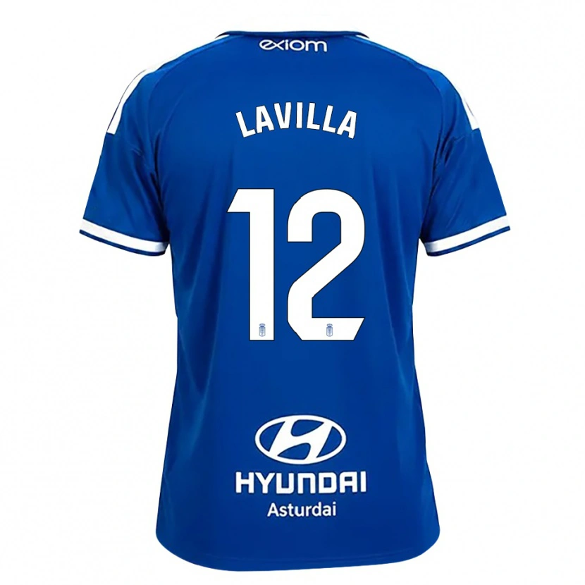 Danxen Mulher Camisola Martín Lavilla #12 Azul Médio Branco Principal 2026/27 Camisa Brasil