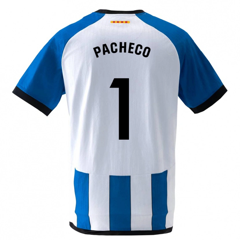 Danxen Mulher Camisola Álvaro Pacheco #1 Azul Real Branco Principal 2026/27 Camisa Brasil