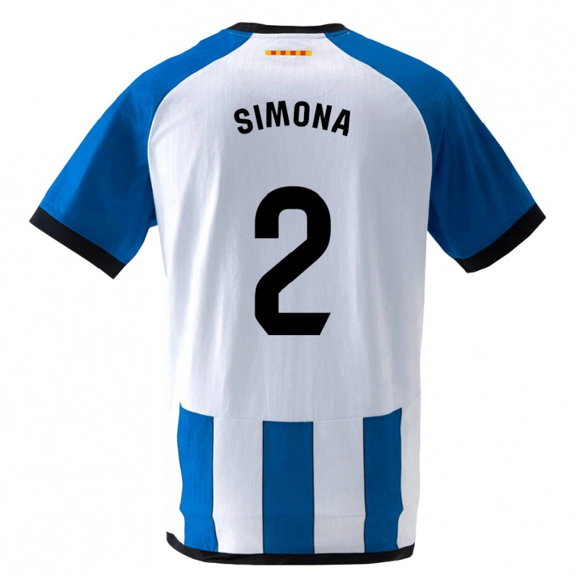 Danxen Mulher Camisola Estefanía Botero Granda #2 Azul Real Branco Principal 2026/27 Camisa Brasil