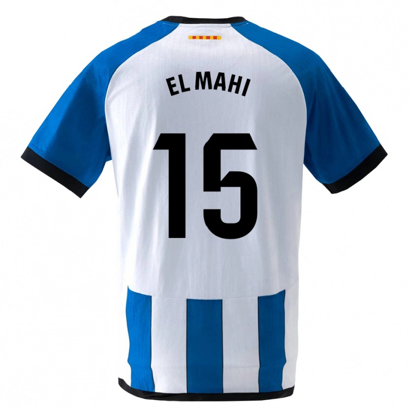 Danxen Mulher Camisola Moha El Mahi #15 Azul Real Branco Principal 2026/27 Camisa Brasil