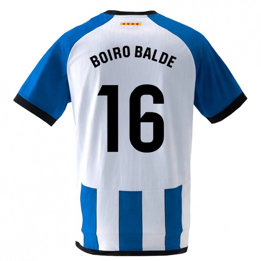 Danxen Mulher Camisola Issa Boiro Balde #16 Azul Real Branco Principal 2026/27 Camisa Brasil