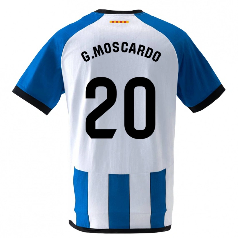 Danxen Mulher Camisola Gabriel Moscardo #20 Azul Real Branco Principal 2026/27 Camisa Brasil