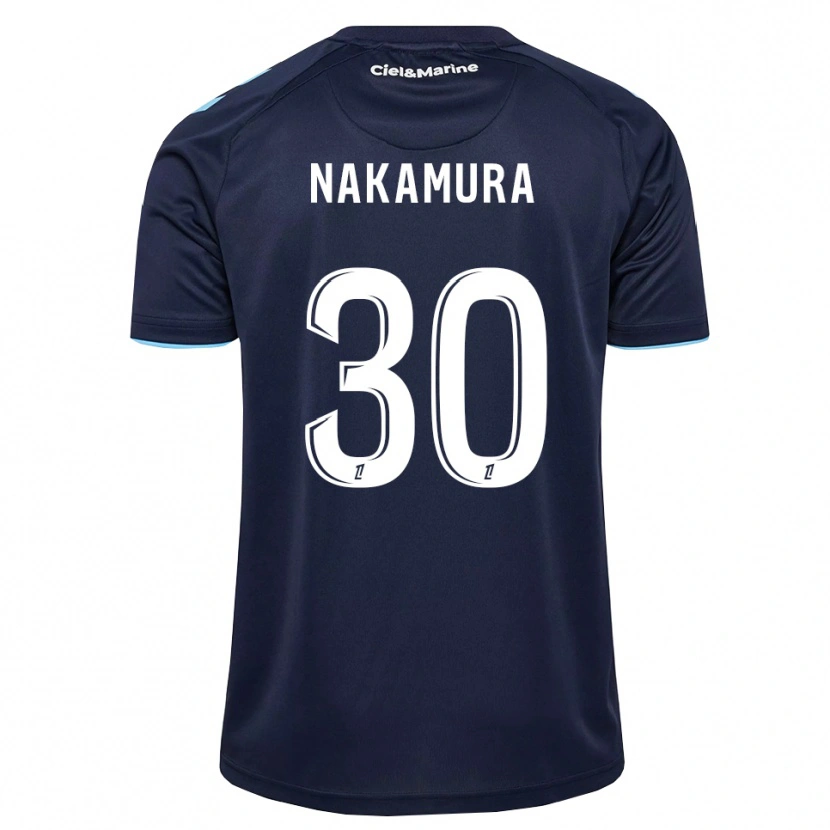 Danxen Mulher Camisola Sota Nakamura #30 Azul Centáurea Azul Meia-Noite Principal 2026/27 Camisa Brasil