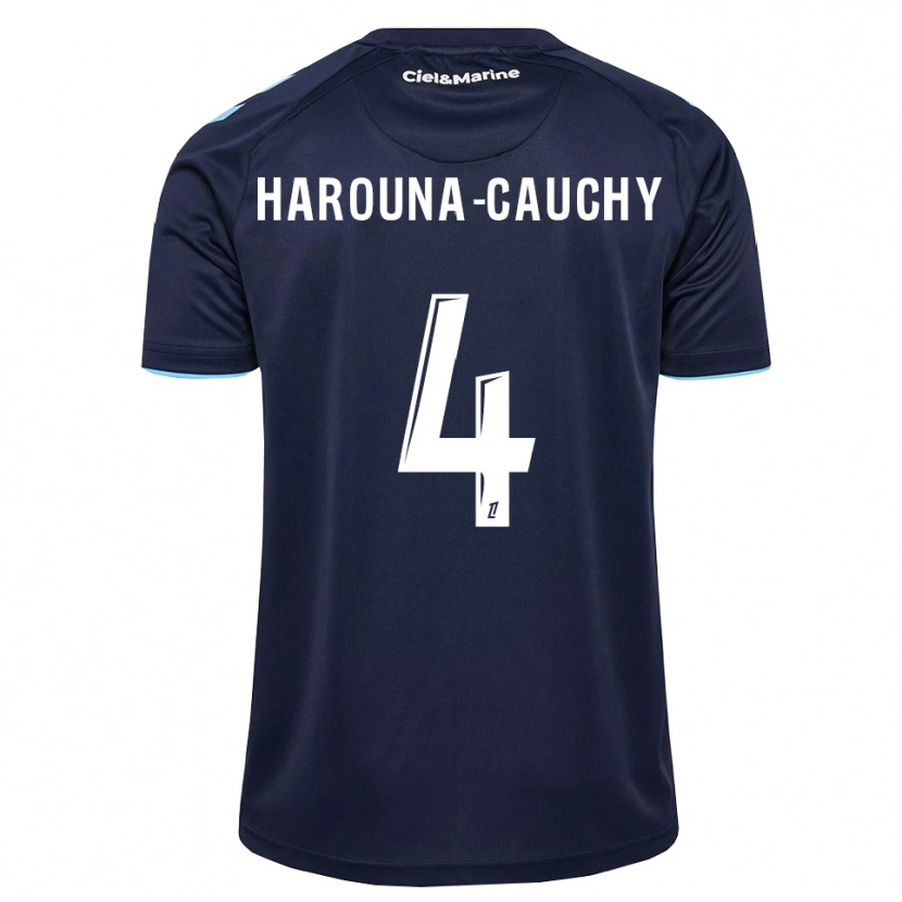 Danxen Mulher Camisola Yllian Harouna-Cauchy #4 Azul Centáurea Azul Meia-Noite Principal 2026/27 Camisa Brasil