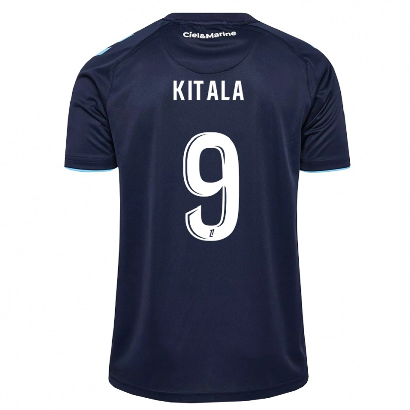 Danxen Mulher Camisola Yann Kitala #9 Azul Centáurea Azul Meia-Noite Principal 2026/27 Camisa Brasil