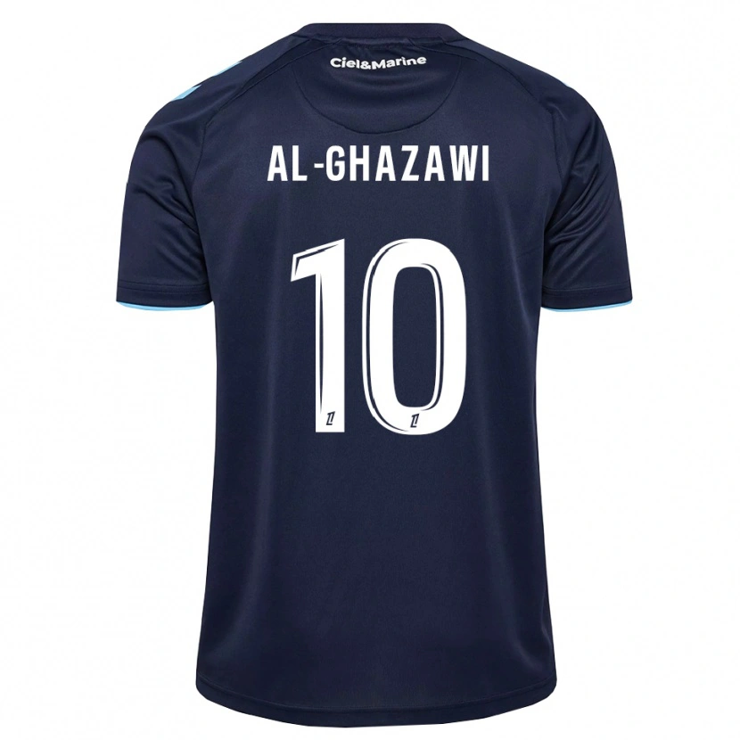 Danxen Mulher Camisola Zayn Al-Ghazawi #10 Azul Centáurea Azul Meia-Noite Principal 2026/27 Camisa Brasil