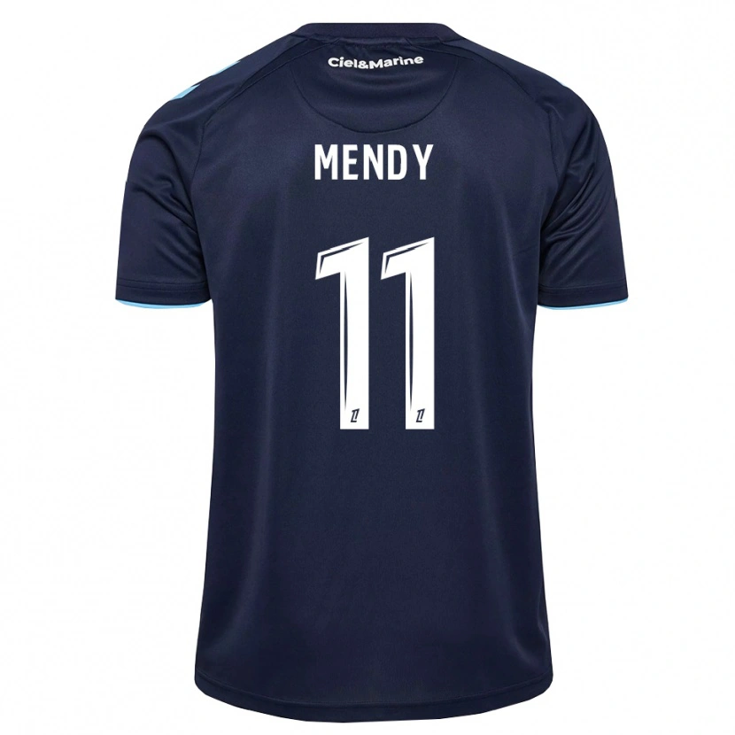 Danxen Mulher Camisola Mélinda Mendy #11 Azul Centáurea Azul Meia-Noite Principal 2026/27 Camisa Brasil