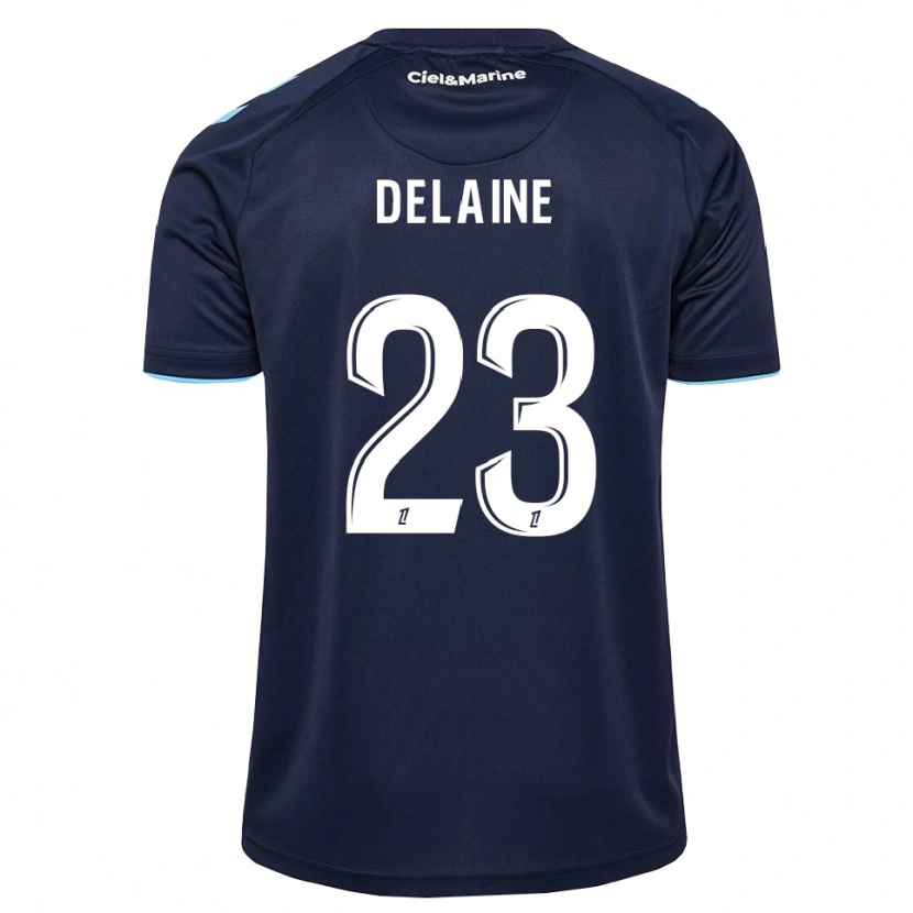 Danxen Mulher Camisola Thomas Delaine #23 Azul Centáurea Azul Meia-Noite Principal 2026/27 Camisa Brasil