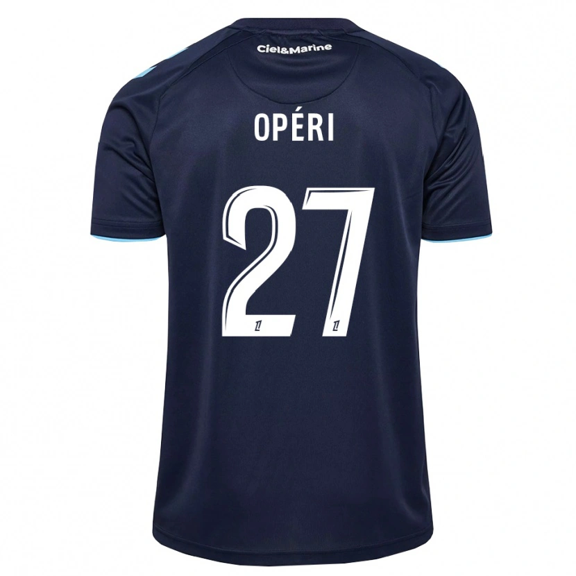 Danxen Mulher Camisola Christopher Operi #27 Azul Centáurea Azul Meia-Noite Principal 2026/27 Camisa Brasil