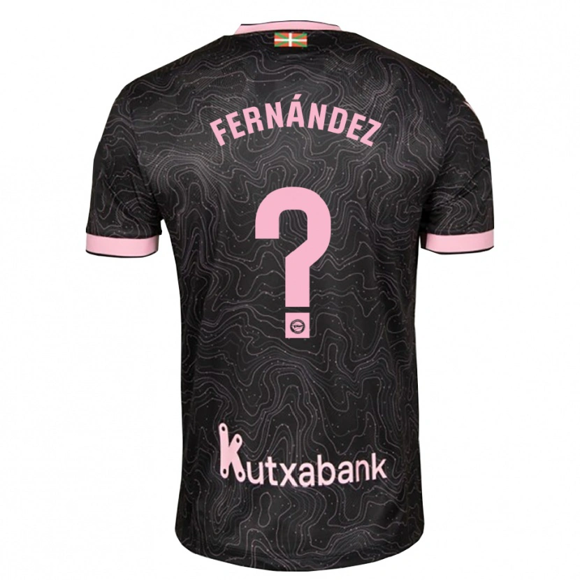 Danxen Mulher Camisola Enaitz Fernández #0 Preto Rosa Alternativa 2026/27 Camisa Brasil