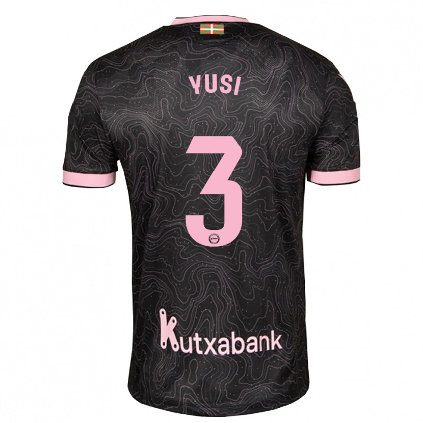 Danxen Mulher Camisola Youssef Enríquez #3 Preto Rosa Alternativa 2026/27 Camisa Brasil