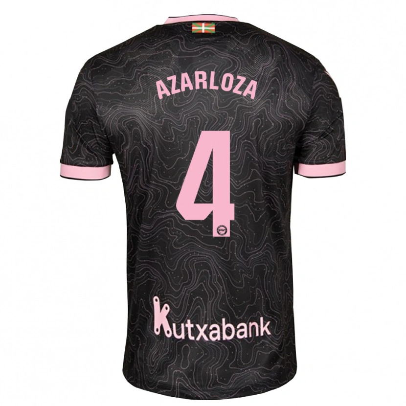 Danxen Mulher Camisola Eneko Azarloza #4 Preto Rosa Alternativa 2026/27 Camisa Brasil