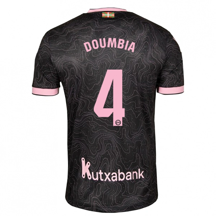 Danxen Mulher Camisola Daouda Doumbia #4 Preto Rosa Alternativa 2026/27 Camisa Brasil
