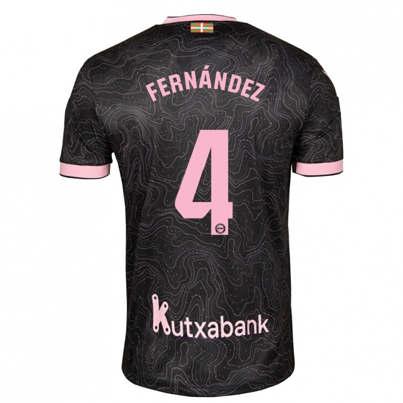 Danxen Mulher Camisola Aritz Fernández #4 Preto Rosa Alternativa 2026/27 Camisa Brasil