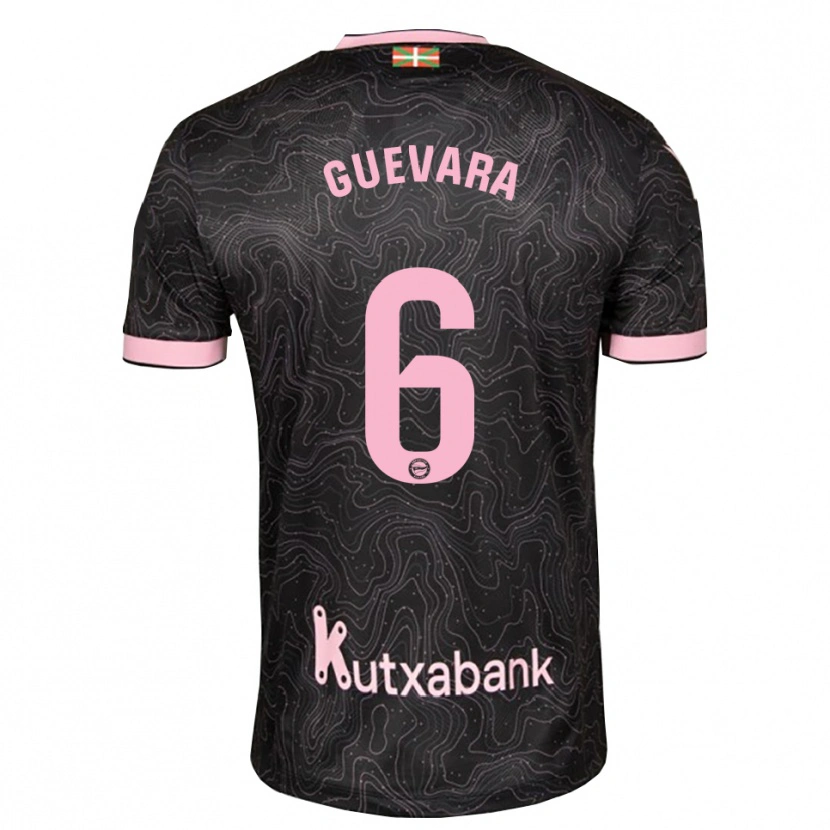 Danxen Mulher Camisola Ander Guevara #6 Preto Rosa Alternativa 2026/27 Camisa Brasil