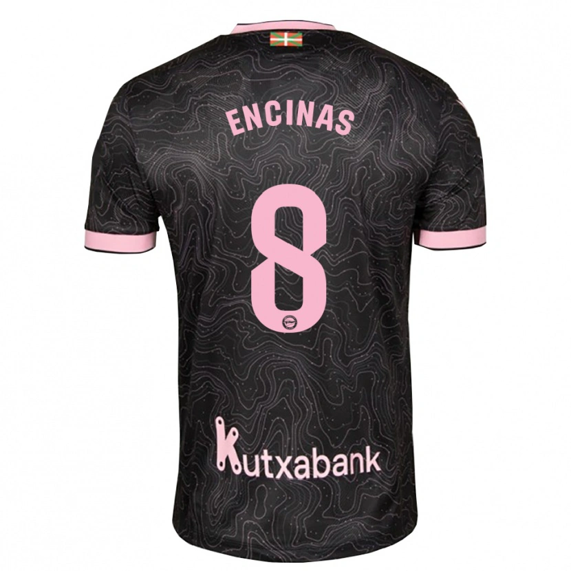 Danxen Mulher Camisola Oihan Encinas #8 Preto Rosa Alternativa 2026/27 Camisa Brasil