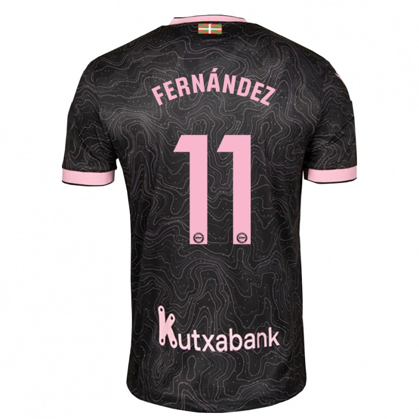 Danxen Mulher Camisola Imanol Fernández #11 Preto Rosa Alternativa 2026/27 Camisa Brasil
