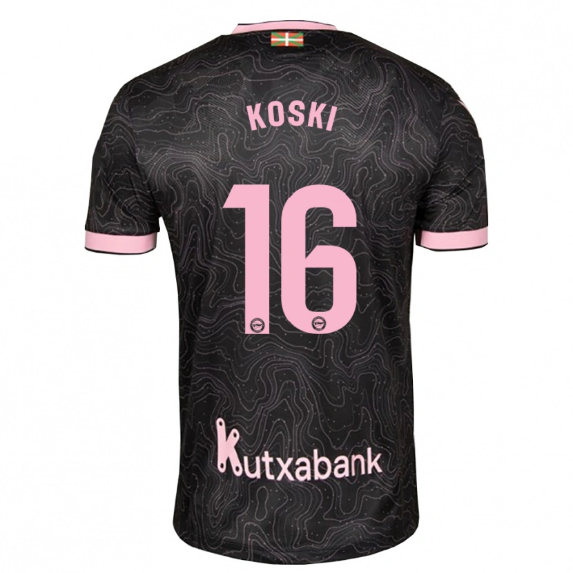 Danxen Mulher Camisola Ville Koski #16 Preto Rosa Alternativa 2026/27 Camisa Brasil