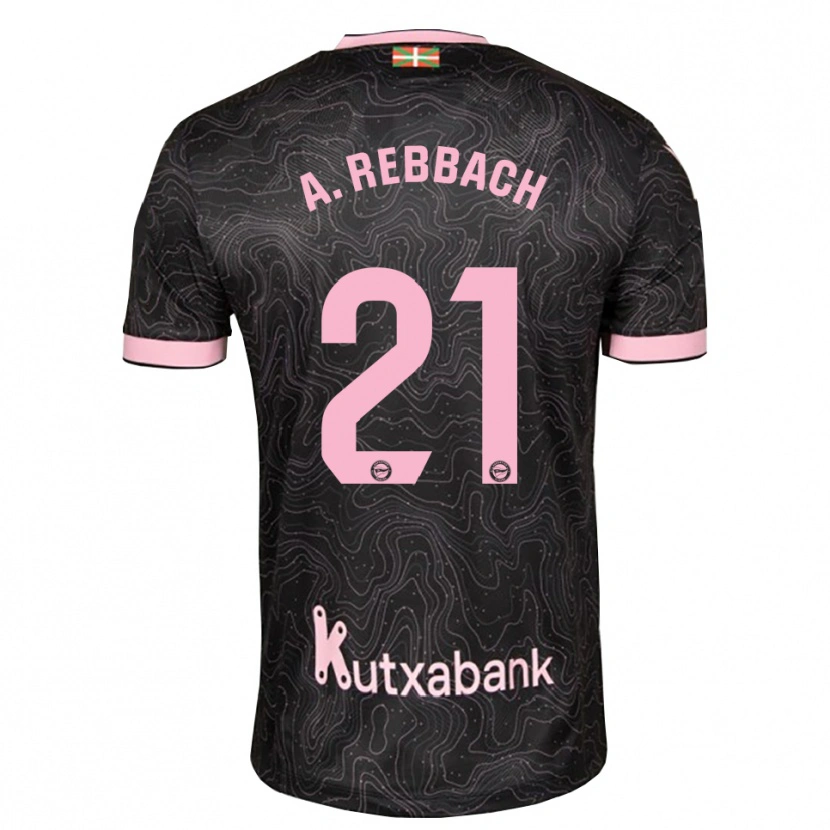 Danxen Mulher Camisola Abde Rebbach #21 Preto Rosa Alternativa 2026/27 Camisa Brasil