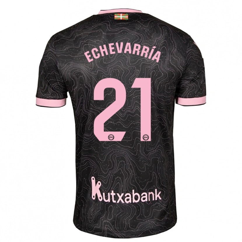 Danxen Mulher Camisola Martin Echevarría #21 Preto Rosa Alternativa 2026/27 Camisa Brasil
