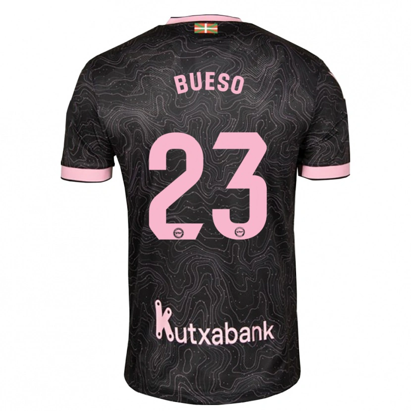 Danxen Mulher Camisola Alejandro Bueso #23 Preto Rosa Alternativa 2026/27 Camisa Brasil