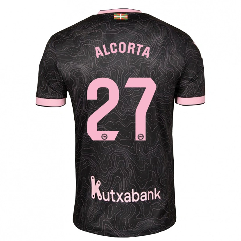 Danxen Mulher Camisola Alaitz Alcorta #27 Preto Rosa Alternativa 2026/27 Camisa Brasil