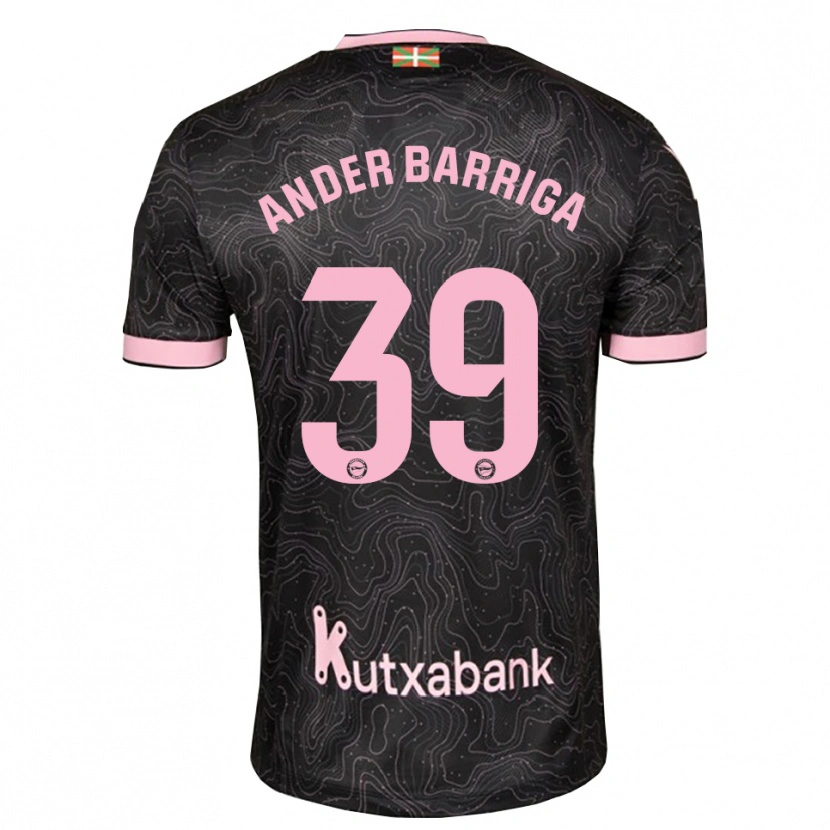 Danxen Mulher Camisola Jon Ander Barriga #39 Preto Rosa Alternativa 2026/27 Camisa Brasil