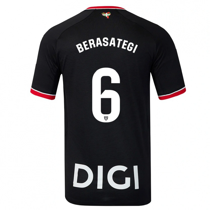 Danxen Mulher Camisola Suhar Berasategi #6 Preto Branco Vermelho Alternativa 2026/27 Camisa Brasil