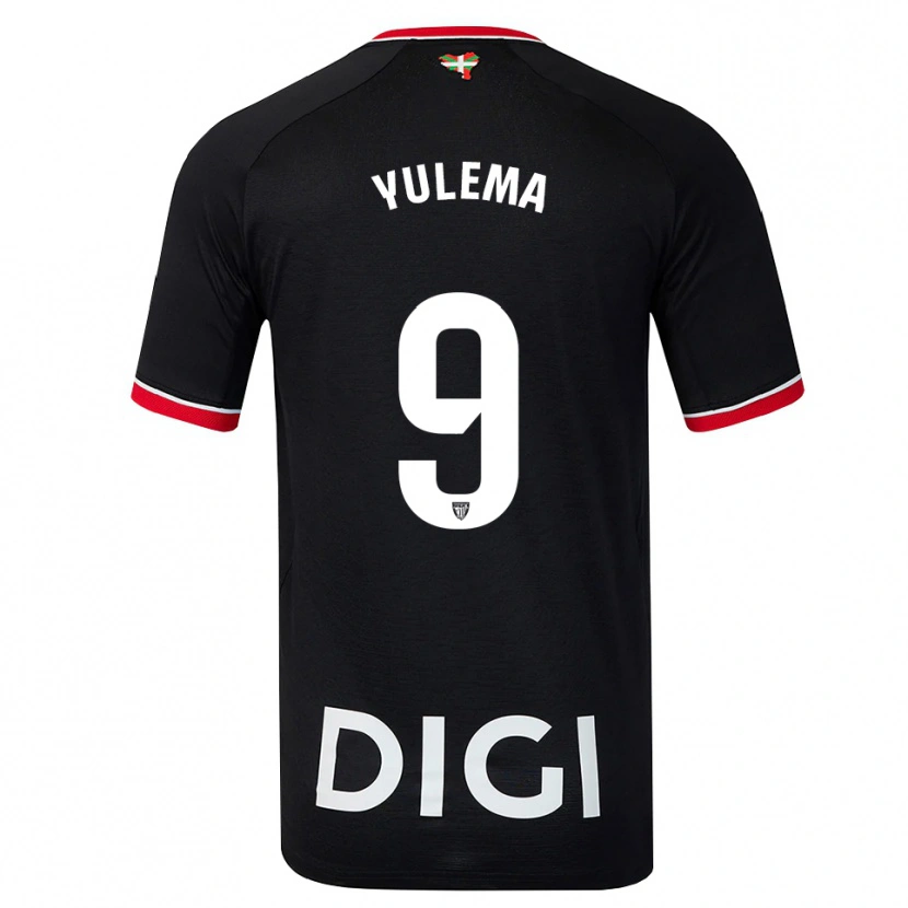 Danxen Mulher Camisola Yulema Corres Somovilla #9 Preto Branco Vermelho Alternativa 2026/27 Camisa Brasil