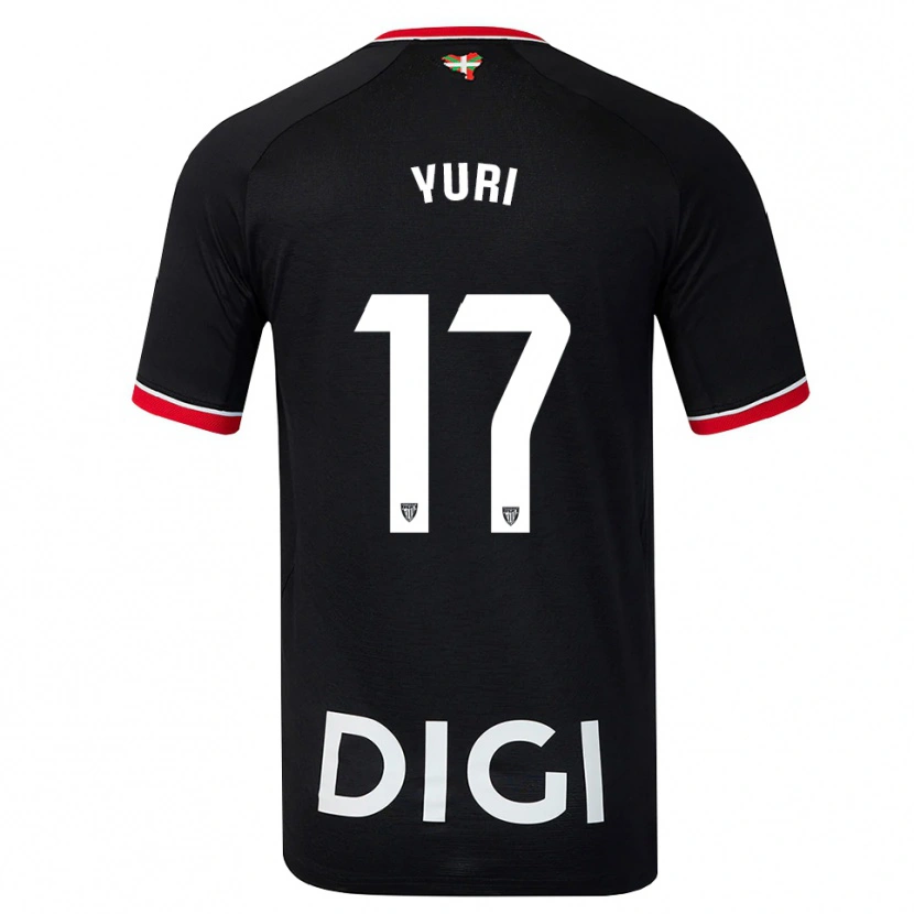Danxen Mulher Camisola Yuri Berchiche #17 Preto Branco Vermelho Alternativa 2026/27 Camisa Brasil