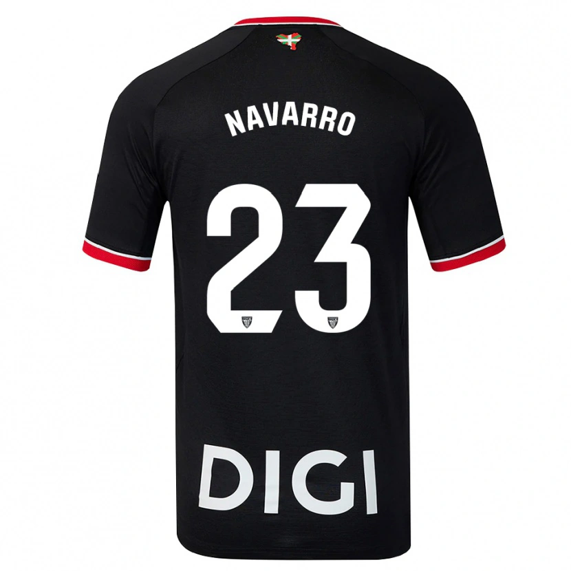 Danxen Mulher Camisola Robert Navarro #23 Preto Branco Vermelho Alternativa 2026/27 Camisa Brasil