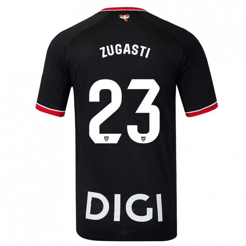 Danxen Mulher Camisola Patricia Zugasti Oses #23 Preto Branco Vermelho Alternativa 2026/27 Camisa Brasil