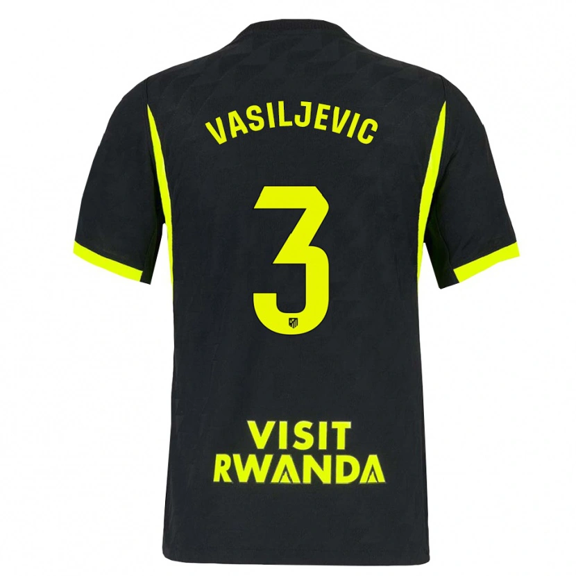 Danxen Mulher Camisola Ivan Vasiljevic #3 Verde Brilhante Preto Alternativa 2026/27 Camisa Brasil