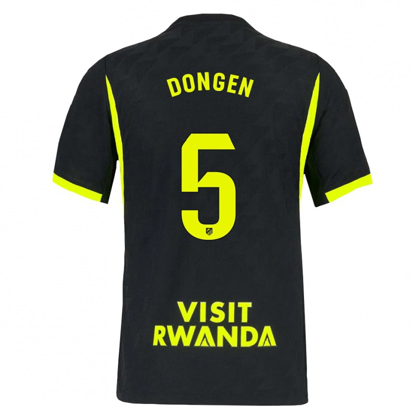 Danxen Mulher Camisola Merel Van Dongen #5 Verde Brilhante Preto Alternativa 2026/27 Camisa Brasil