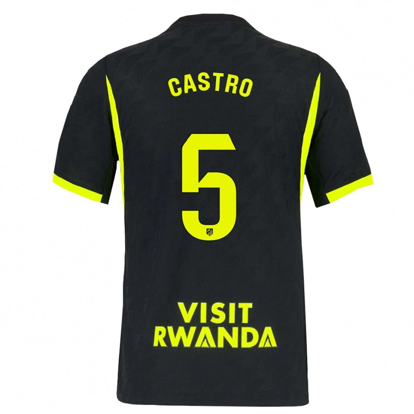 Danxen Mulher Camisola Oscar Castro #5 Verde Brilhante Preto Alternativa 2026/27 Camisa Brasil