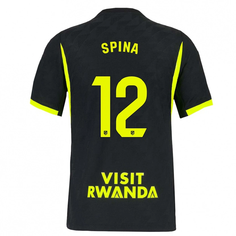 Danxen Mulher Camisola Gerónimo Spina #12 Verde Brilhante Preto Alternativa 2026/27 Camisa Brasil