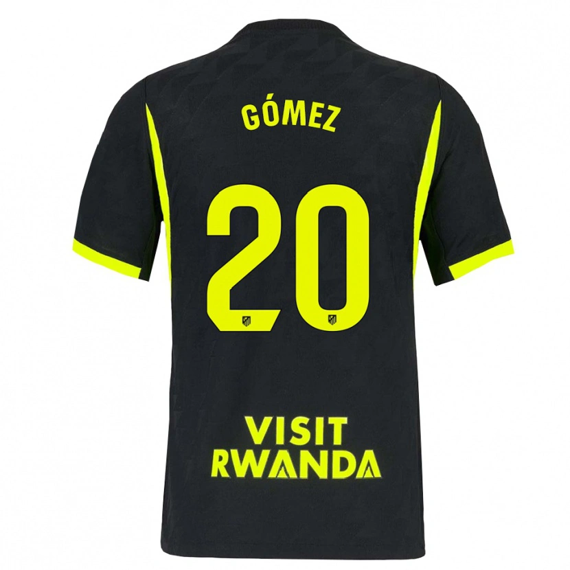 Danxen Mulher Camisola Rubén Gómez #20 Verde Brilhante Preto Alternativa 2026/27 Camisa Brasil