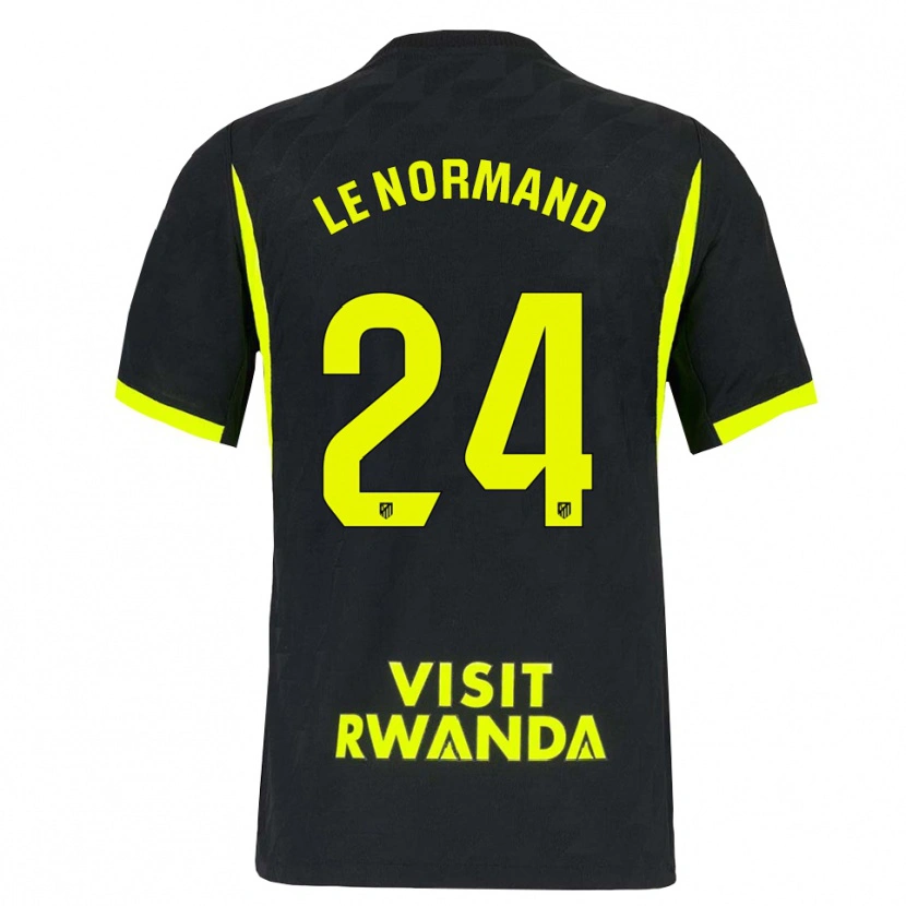 Danxen Mulher Camisola Robin Le Normand #24 Verde Brilhante Preto Alternativa 2026/27 Camisa Brasil