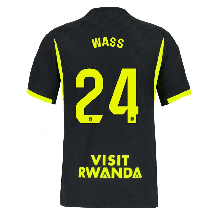 Danxen Mulher Camisola Daniel Wass #24 Verde Brilhante Preto Alternativa 2026/27 Camisa Brasil