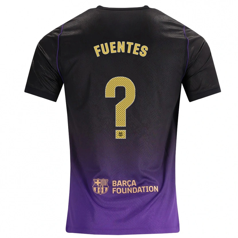 Danxen Mulher Camisola Juan David Fuentes #0 Roxo Amarelo Preto Alternativa 2026/27 Camisa Brasil