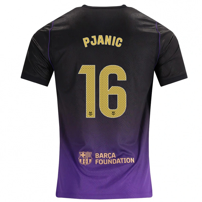 Danxen Mulher Camisola Miralem Pjanic #16 Roxo Amarelo Preto Alternativa 2026/27 Camisa Brasil