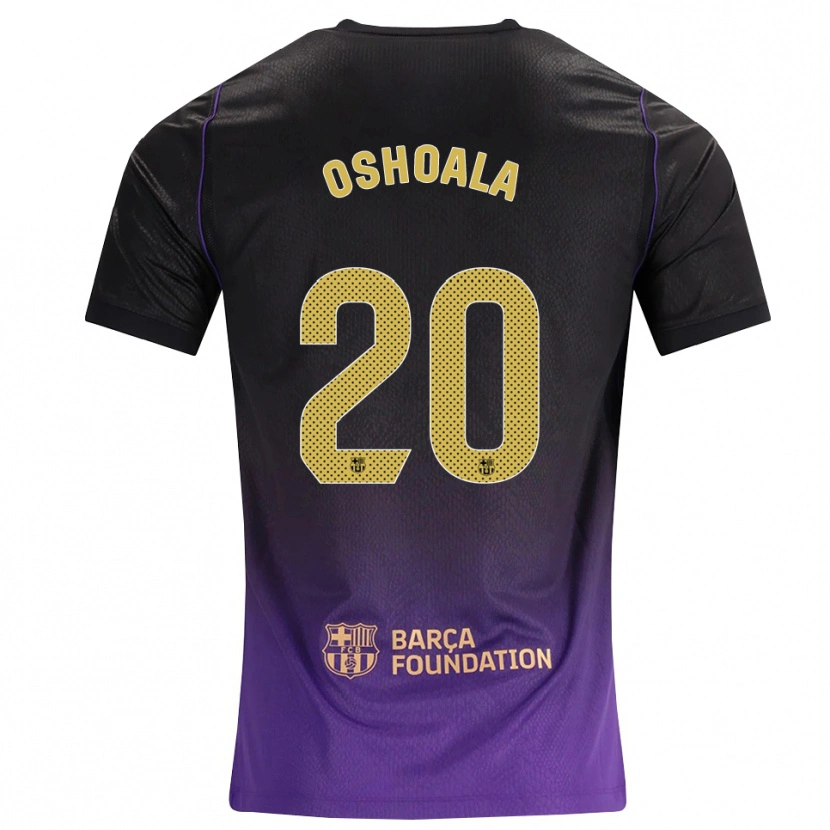 Danxen Mulher Camisola Asisat Oshoala #20 Roxo Amarelo Preto Alternativa 2026/27 Camisa Brasil