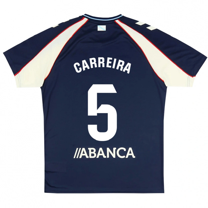 Danxen Mulher Camisola Sergio Carreira #5 Azul Real Vermelho Branco Alternativa 2026/27 Camisa Brasil