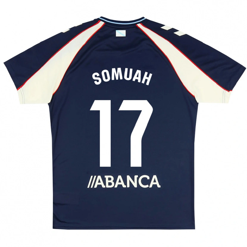 Danxen Mulher Camisola Bernard Somuah #17 Azul Real Vermelho Branco Alternativa 2026/27 Camisa Brasil
