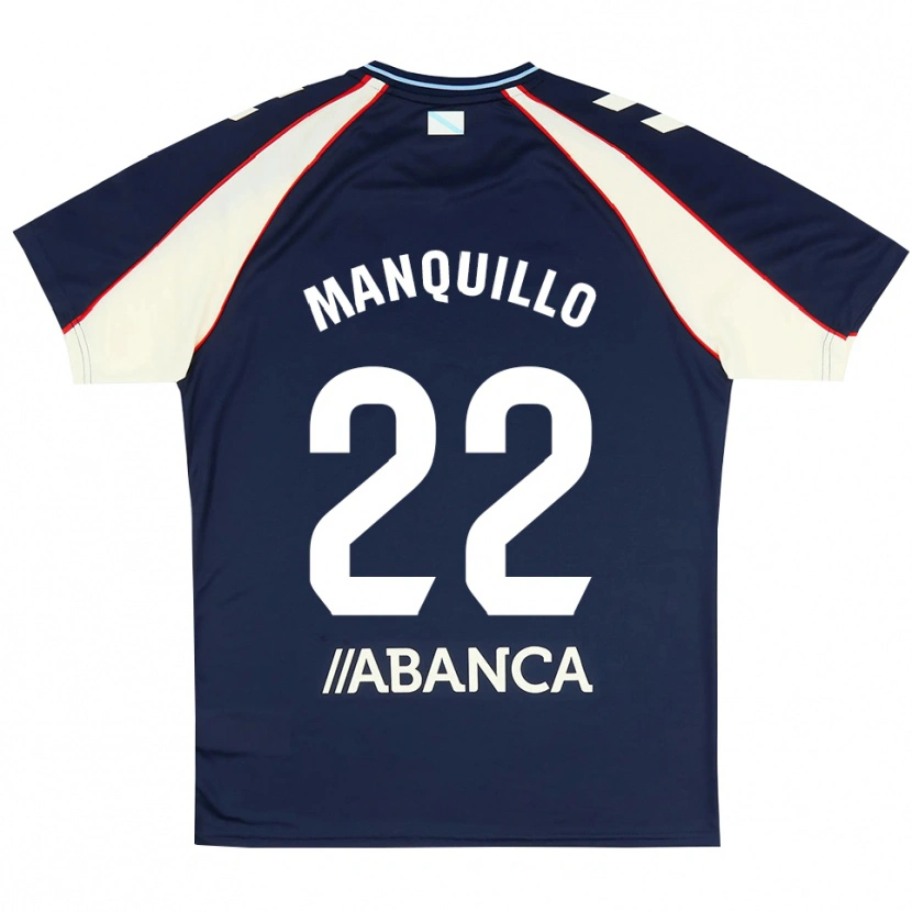 Danxen Mulher Camisola Javier Manquillo #22 Azul Real Vermelho Branco Alternativa 2026/27 Camisa Brasil
