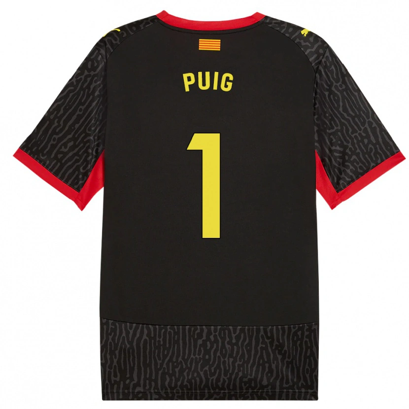 Danxen Mulher Camisola Sergi Puig #1 Preto Amarelo Vermelho Alternativa 2026/27 Camisa Brasil