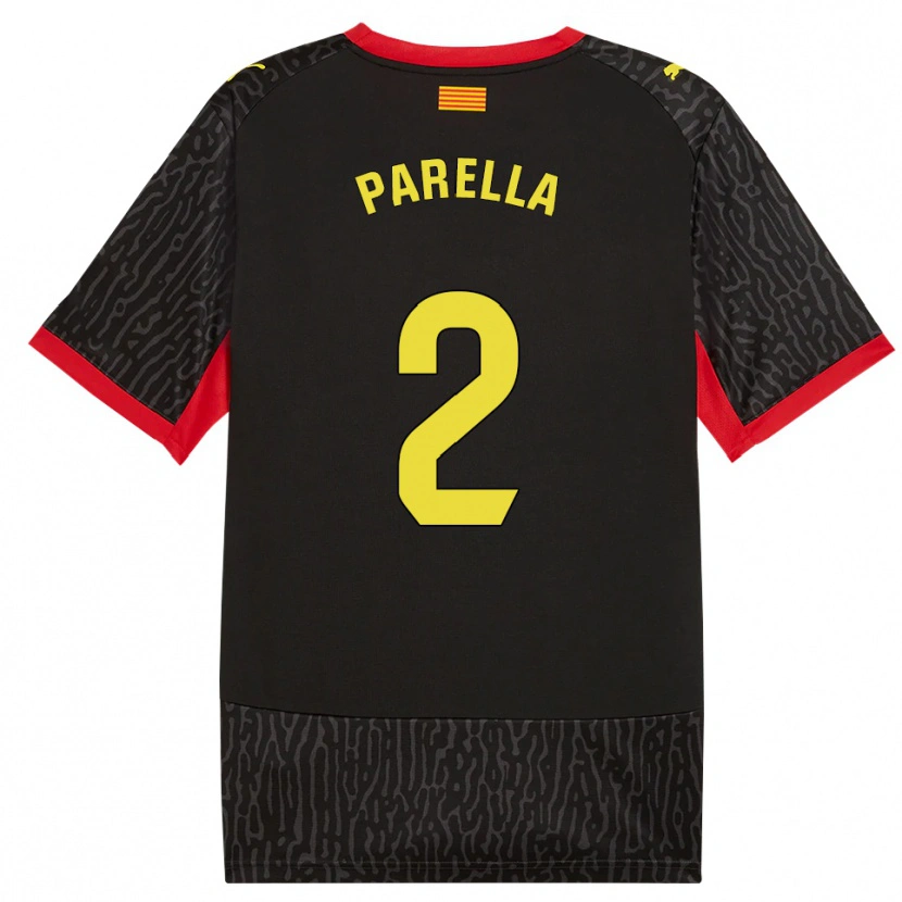 Danxen Mulher Camisola Virginia Parella #2 Preto Amarelo Vermelho Alternativa 2026/27 Camisa Brasil