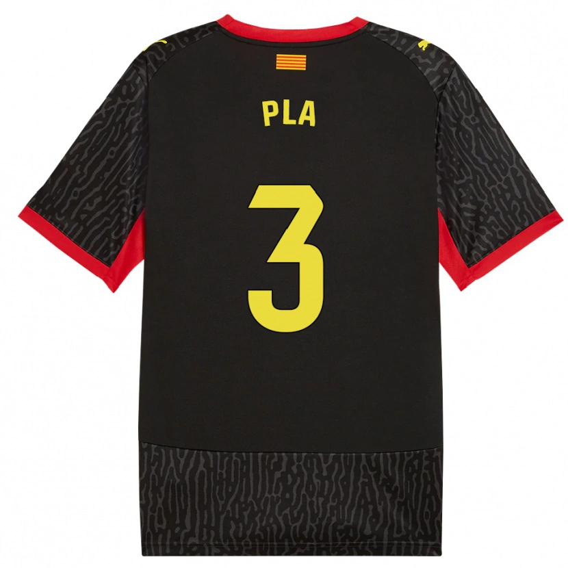 Danxen Mulher Camisola Marta Pla #3 Preto Amarelo Vermelho Alternativa 2026/27 Camisa Brasil